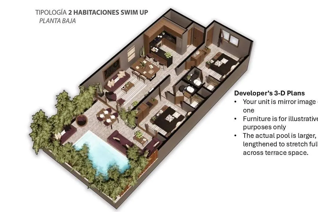 2Br Designer'S Pad Private Pool Closest To Beach Tulum 0*,