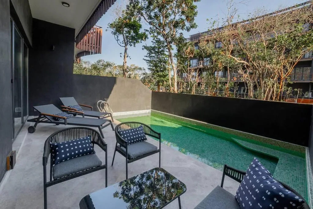 2Br Designer'S Pad Private Pool Closest To Beach Tulum 0*,  Mexico